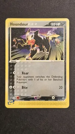 Houndour 59/97 EX Dragon Pokemon TCG - 2003 [HEAVY PLAY] - Image 2