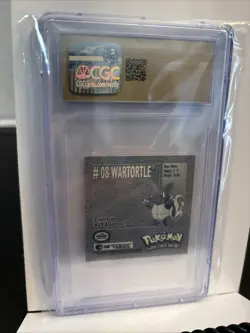 1999 Pokemon Series 1 Stickers Wartortle #8 VINTAGE CGC PRISTINE 10 - Image 2