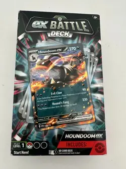 Pokemon 2024 Pokemon TCG Houndoom EX Battle Deck - Image 1