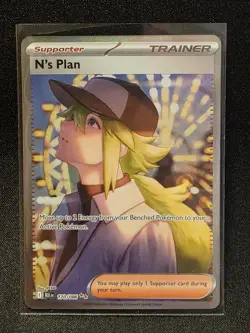 Pokemon N's Plan 170/086 Sv: Black Bolt Holo Trainer Special Illustration Rare - Image 1