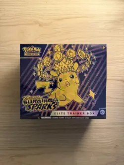 Pokemon TCG Surging Sparks Elite Trainer Box (ETB) Factory Sealed! - Image 1