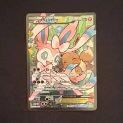 Pokemon TCG Sylveon EX Full Art Ultra Rare Holo RC32/RC32 Generations - Image 1