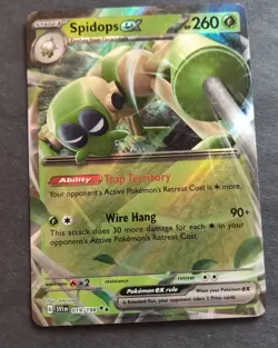 Spidops ex 019/198 SV01: Scarlet & Violet Base Set Holo Pokemon Tcg Card NM - Image 1