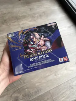 One Piece OP14 Azure Sea’s Seven Booster Box + Dash Pack - Brand New & Sealed - Image 1