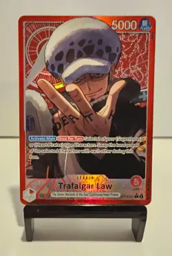 One Piece TCG Trafalgar Law Alt Art L OP14-001 (English) Azure Sea’s 7 OP14 NM! - Image 2