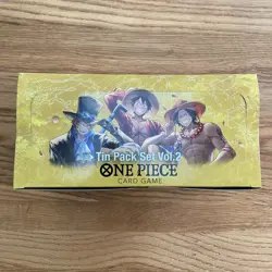 One Piece Tin Pack Vol 2 Full case of 12 | TS-02 OP-13 | Sealed | Bandai - Image 1