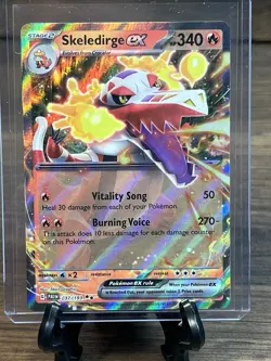 Skeledirge ex 037/193 Ultra Rare Pokemon Paldea Evolved NM - Image 1