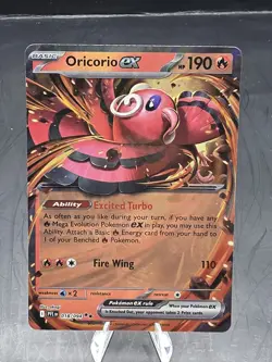 Oricorio ex 018/094 | Phantasmal Flames | Double Rare Pokemon Card - Image 1