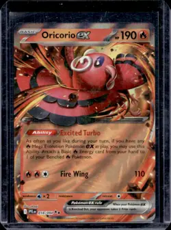 2025 Pokemon Phantasmal Flames Oricorio ex Double Rare #018/094 - Image 1