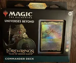 Magic Gathering Lord of The Rings Tales Middle Earth Commander Deck Riders Rohan 195166205052 - Image 3