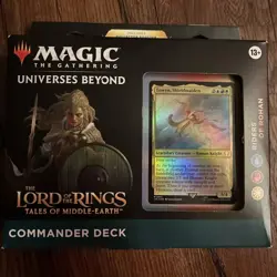 Magic Gathering Lord of The Rings Tales Middle Earth Commander Deck Riders Rohan 195166205052 - Image 5