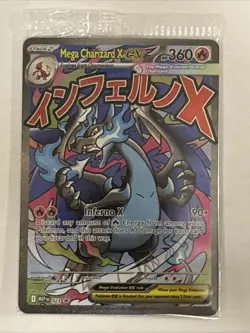 Mega Charizard X ex 023 Me: Mega Evolution SEALED Promo Holo (2cards) - Image 1