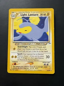 Pokemon Card - Light Lanturn - 23/105 - Neo Destiny - 2002 - Image 1