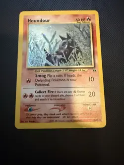Pokemon TCG Houndour Neo Discovery Holo Rare Card - Image 1