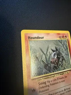 Pokemon TCG Houndour Neo Discovery Holo Rare Card - Image 2