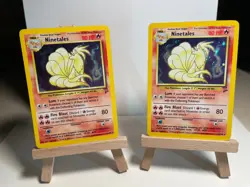 (2) Ninetales Holo Foil Rare Pokemon Cards - Base Set 2 - 13/130 - TCG - Image 1