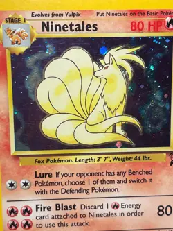 (2) Ninetales Holo Foil Rare Pokemon Cards - Base Set 2 - 13/130 - TCG - Image 3