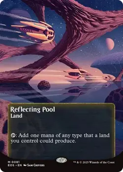 MTG - Reflecting Pool - Borderless Mythic #81 Edge of Eternities: Stellar Sights - Image 1