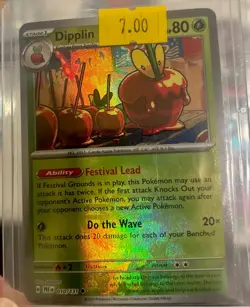 Pokemon TCG- Dipplin (Master Ball Pattern) 010/131 Sv: Prismatic Evolutions Holo - Image 2