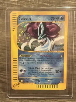Suicune H25/H32 Aquapolis Holo Rare Legendary Pokemon TCG E-Reader - Image 1