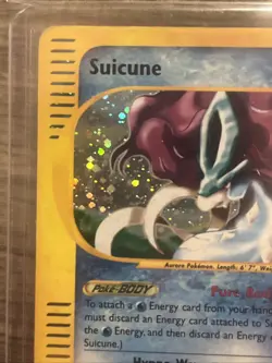 Suicune H25/H32 Aquapolis Holo Rare Legendary Pokemon TCG E-Reader - Image 4