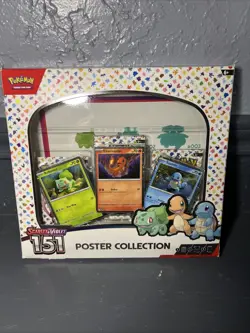 Nintendo Pokemon TCG Scarlet & Violet - 151 Poster Collection Box - 3 Packs 820650853166 - Image 1