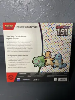 Nintendo Pokemon TCG Scarlet & Violet - 151 Poster Collection Box - 3 Packs 820650853166 - Image 2