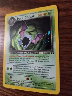 Dark Golbat 7/82 - Team Rocket - Pokemon TCG Holo - Image 2