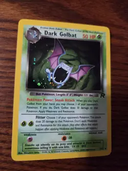 Dark Golbat 7/82 - Team Rocket - Pokemon TCG Holo - Image 3