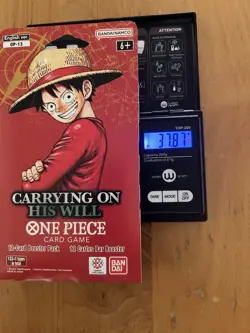 One Piece OP-13 CARRYING ON HIS WILL Sleeved Booster Pack - Heavy - 37.87g 🔥🔥 - Image 1