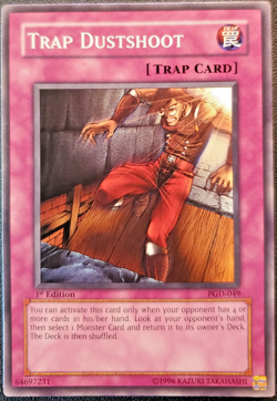 Yu-Gi-Oh! Trap Dustshoot PGD-049 Pharaonic Guardian Vintage 2003 1st Edition NM - Image 1
