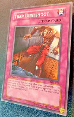 Yu-Gi-Oh! Trap Dustshoot PGD-049 Pharaonic Guardian Vintage 2003 1st Edition NM - Image 4