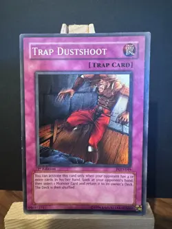Yu-Gi-Oh! TCG Trap Dustshoot PGD-049 1st Edition LP - Image 1