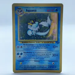 Pokemon TCG Karte - Aquana 12/64 Holo Rare - Dschungel Jungle Deutsch - Image 1