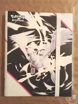 Pokemon White Flare Binder 9-Pocket 396 Card Album Reshiram Art TCG- BINDER ONLY - Image 1