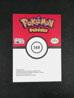 2025 Full House Dragonite Silver Foil 149 Pokemon Card Collectible Card Peru - Image 2