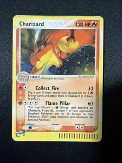 Pokemon TCG Charizard Holo Card EX Dragon 100/97 2003 HP - Image 1
