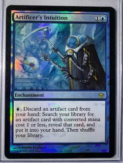Artificer's Intuition [Foil] MTG Fifth Dawn NM - Image 1