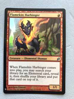 Mtg Carte Magic The List Flamekin Harbinger FOIL English NM - Image 1