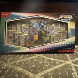 Pokemon Prismatic Evolutions Lucario ex & Tyranitar ex Premium Collection Box - Image 2