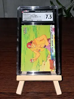Battle Before Lunch Pokemon Topps (1999) - 10 CGC Grade 7.5 - Image 1