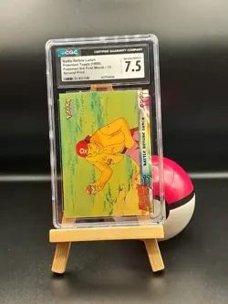 Battle Before Lunch Pokemon Topps (1999) - 10 CGC Grade 7.5 - Image 2