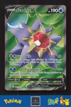 2022 Pokemon SWSH Astral Radiance 166/189 Starmie V - Image 1