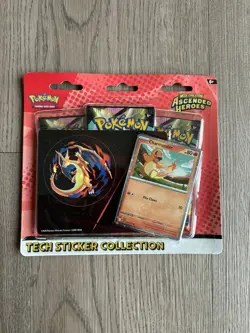 Pokemon Ascended Heroes Tech Sticker Collection Pack (Charmander) - SEALED/NEW - Image 1