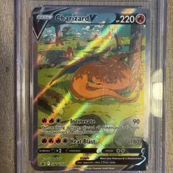 Pokemon TCG Charizard v SWSH260 Black Star Promo CGC 10 - Image 5