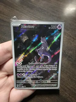 Pokemon TCG Scarlet & Violet Black Star Promo Mewtwo 052 Sealed - Image 1