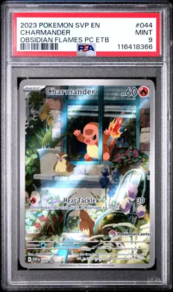PSA 9 Charmander - 044 Pokemon Center Exclusive 044 Sv: Scarlet & Violet Promo - Image 1