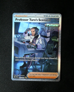 Pokemon Card TCG - Professor Turo's Scenario 257/182 - Paradox Rift - SIR - NM ⭐ - Image 1