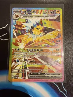 Pokemon TCG Jolteon EX 153/131 Prismatic Evolutions Special Illustration Rare - Image 3