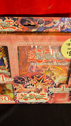 Yu-Gi-Oh Magician's force Booster pack-portfolio-red dragon sleeves- watch video - Image 2